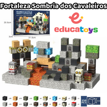 Carregar imagem no visualizador da galeria, Fortaleza Sombria dos Cavaleiros - 150 peças - Blocos Magnéticos Magnecraft

