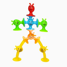 Carregar imagem no visualizador da galeria, Blocos de Silicone para Montar com Sucção - Abelhas
