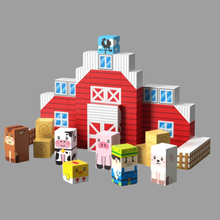 Carregar imagem no visualizador da galeria, Fazenda Feliz - 54 Peças - Blocos Magnéticos Magnecraft
