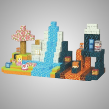 Carregar imagem no visualizador da galeria, Reino da Princesa e do Cavaleiro- 150 peças - Blocos Magnéticos Magnecraft
