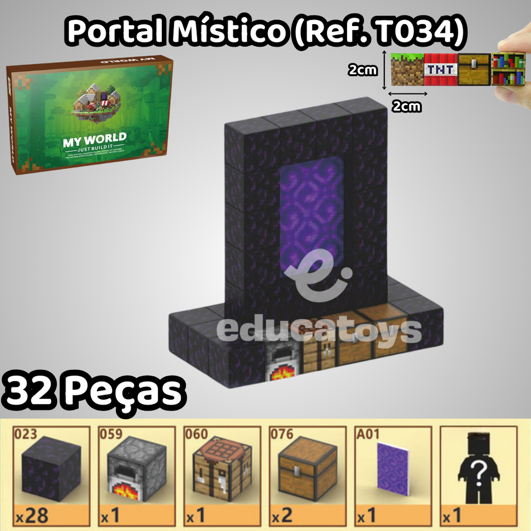 Blocos Magnéticos Minecraft - Vários Modelos