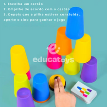 Carregar imagem no visualizador da galeria, Desafio Rápido de Copos Montessori
