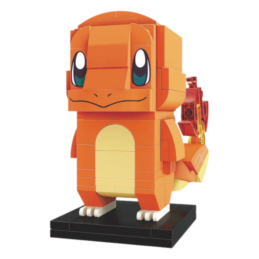 Charmander - Pokemon - Blocos de Montar - 118 peças