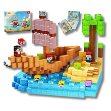 Carregar imagem no visualizador da galeria, Navio Pirata dos Sete Mares - 100 Peças - Blocos Magnéticos Magnecraft
