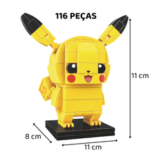 Carregar imagem no visualizador da galeria, Pikachu - Pokemon - Blocos de Montar - 116 Peças
