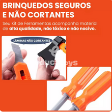 Carregar imagem no visualizador da galeria, Conjunto de Ferramentas Infantil + furadeira elétrica
