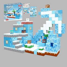 Carregar imagem no visualizador da galeria, Fortaleza do Dragão de Gelo - 100 Peças - Blocos Magnéticos Magnecraft

