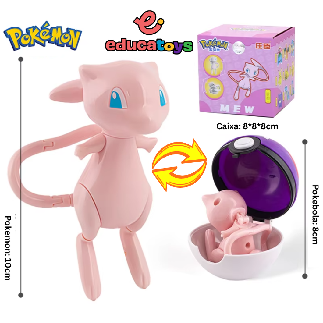 Mew - Pokébola com Pokémon