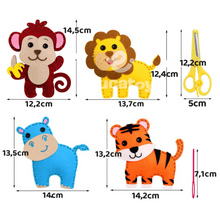 Carregar imagem no visualizador da galeria, Kit de Costura Infantil Montessori - Alinhavo
