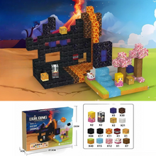 Carregar imagem no visualizador da galeria, Fortaleza do Portal de Obsidiana - 285 Peças - Blocos Magnéticos Magnecraft
