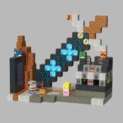 Espada do Reino das Forjas - 100 Peças - Blocos Magnéticos Magnecraft