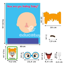 Carregar imagem no visualizador da galeria, Painel de Feltro das Emoções
