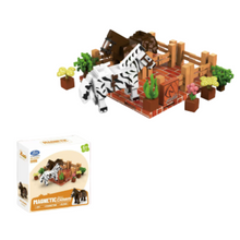 Carregar imagem no visualizador da galeria, Estábulo dos Cavalos Selvagens - Personagens - Blocos Magnéticos Magnecraft
