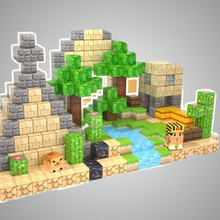 Carregar imagem no visualizador da galeria, Aventura no Deserto - 100 peças - Blocos Magnéticos Magnecraft
