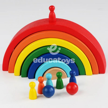 Carregar imagem no visualizador da galeria, Blocos de Arco-íris em Madeira
