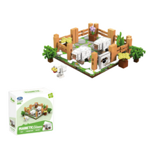 Carregar imagem no visualizador da galeria, Recinto das Ovelhas e Galinhas -  - Personagens - Blocos Magnéticos Magnecraft
