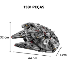 Carregar imagem no visualizador da galeria, Millennium Falcon - Blocos de Montar - 1381 peças
