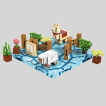 Carregar imagem no visualizador da galeria, Refúgio da Lhama Andina - Personagens - Blocos Magnéticos Magnecraft
