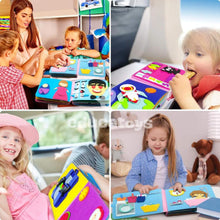 Carregar imagem no visualizador da galeria, Livro Sensorial em Feltro para bebês

