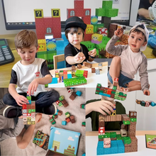 Carregar imagem no visualizador da galeria, Blocos Magnéticos - Super Mario - 200 Peças

