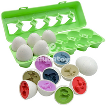 Carregar imagem no visualizador da galeria, Ovos de Encaixe - Formas, Frutas e Dinossauros
