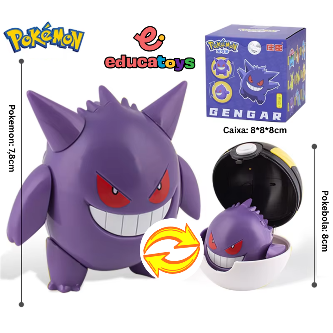 Gengar - Pokébola com Pokémon