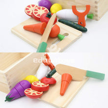 Carregar imagem no visualizador da galeria, Kit Cozinha Montessori em madeira com ímã
