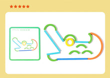 Carregar imagem no visualizador da galeria, Quebra-Cabeça de Anéis e Varas de Madeira
