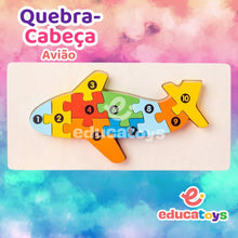 Carregar imagem no visualizador da galeria, Quebra-Cabeça de Madeira Montessori Animais
