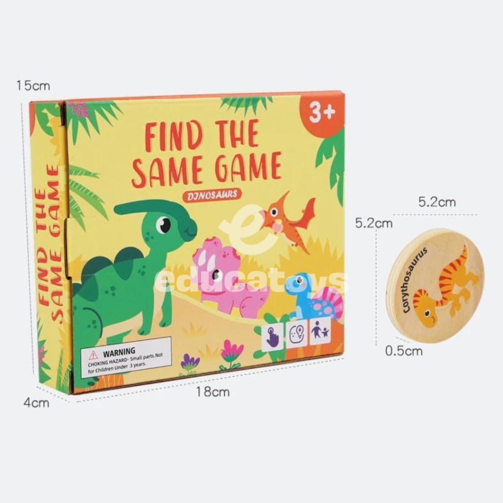 Jogo da Memória Dinossauros