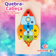 Carregar imagem no visualizador da galeria, Quebra-Cabeça de Madeira Montessori Animais

