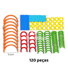 Carregar imagem no visualizador da galeria, Quebra-Cabeça de Anéis e Varas de Madeira
