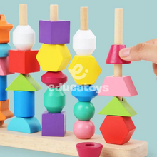 Carregar imagem no visualizador da galeria, Puzzle Montessori em Madeira
