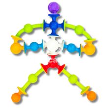 Carregar imagem no visualizador da galeria, Blocos de Silicone para Montar com Sucção - Redondo
