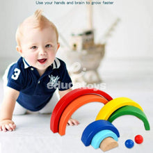 Carregar imagem no visualizador da galeria, Blocos de Arco-íris em Madeira
