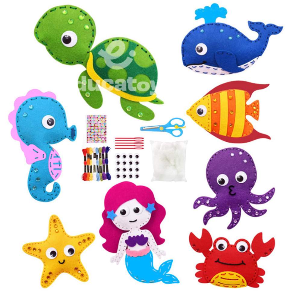 Kit de Costura Infantil Montessori - Alinhavo