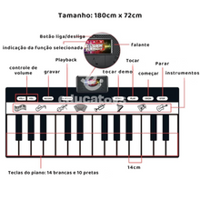 Carregar imagem no visualizador da galeria, Tapete Musical Piano Educatoys
