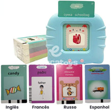 Carregar imagem no visualizador da galeria, Flash Cards Multilíngue: Inglês, Russo, Espanhol ou Francês
