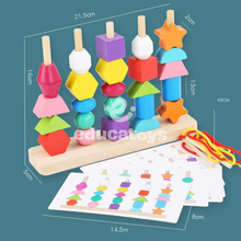 Carregar imagem no visualizador da galeria, Puzzle Montessori em Madeira
