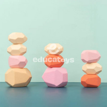 Carregar imagem no visualizador da galeria, Pedras de Madeira Montessori
