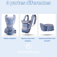 Carregar imagem no visualizador da galeria, Canguru Ergonômico Multifuncional Para Bebê - BabyNest
