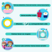 Carregar imagem no visualizador da galeria, Livro Sensorial em Feltro para bebês
